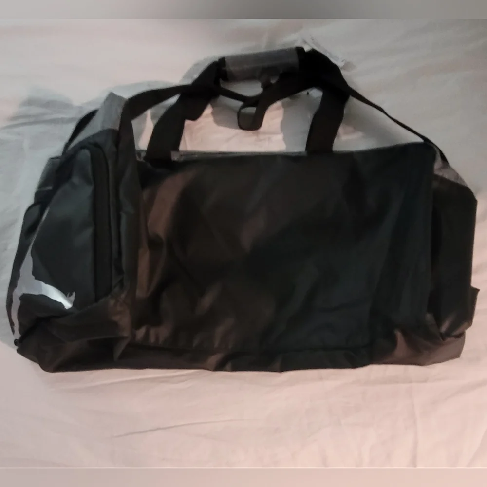 Nike Air Jordan Black and Gray Duffel Bag